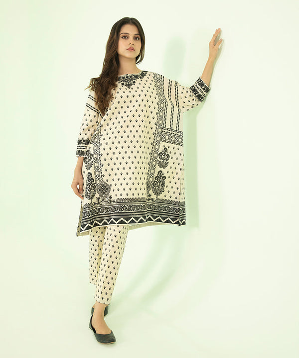 2 PIECE - EMBROIDERED CAMBRIC SUIT 0U2TEDY23V84