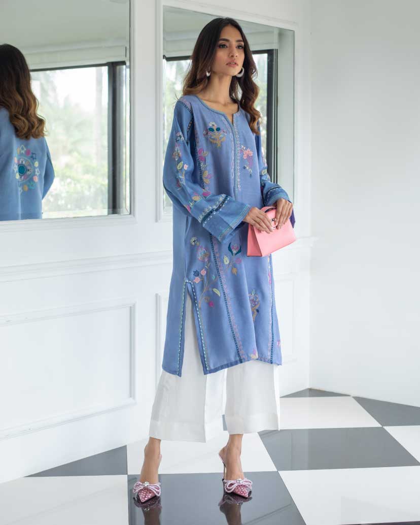 Primrose Blue Kurti