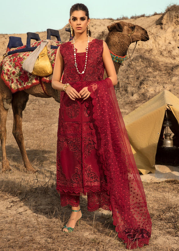 Saira Shakira Summer Luxury Pret ‘23 - Rouge