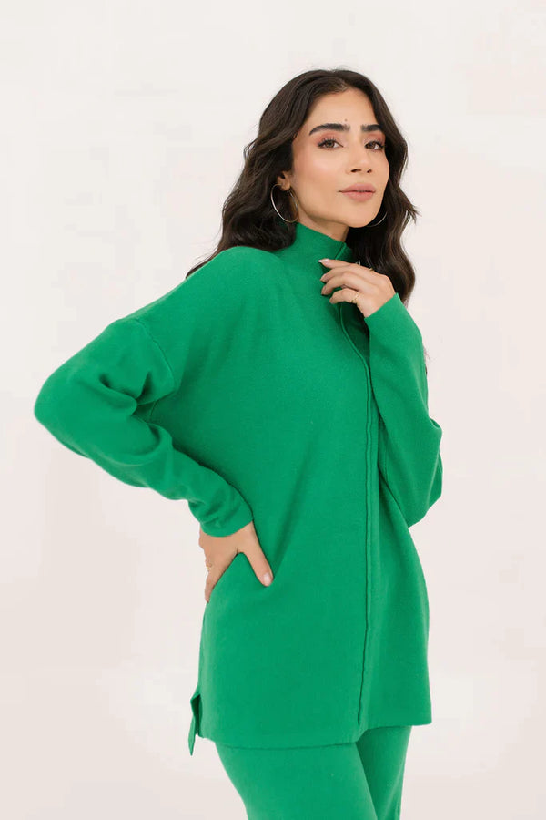 Scarlett Two Piece Knit Set Green