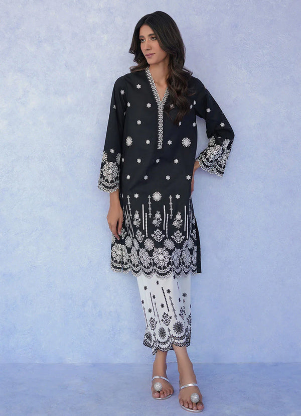 Black & White Embroidered CO-ORD Set